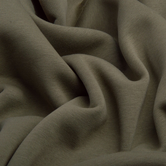 Тканина трикотаж трьохнитка фліс 310 гр/м2 180 см хакі, фото 3 Тканина трикотаж трьохнитка фліс 310 гр/м2 180 см хакі, фото 3