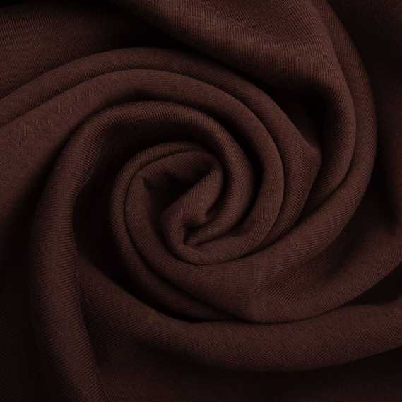 Fabric: tri-blend fleece knit, 330 g/m2 110 cm коричневий, фото 1