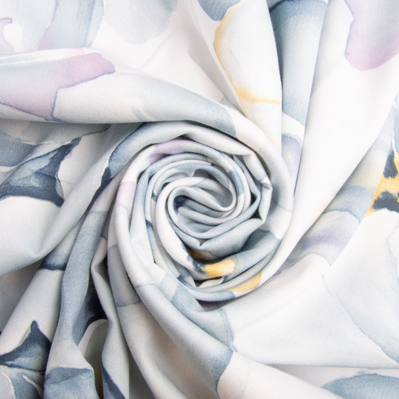 Ткань сатин для постельного белья, пл 130 гр/м2 210 ТС, хлопок, 240 см 7,27929/16 лотос сірий, фото 1