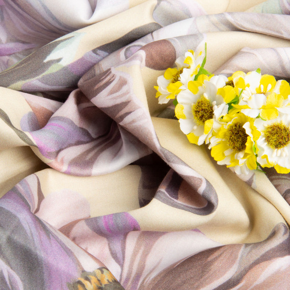 Satin fabric for bed linen cotton 2.4 m 7,27929/16 камалія крем, фото 4 Satin fabric for bed linen cotton 2.4 m 7,27929/16 камалія крем, фото 4