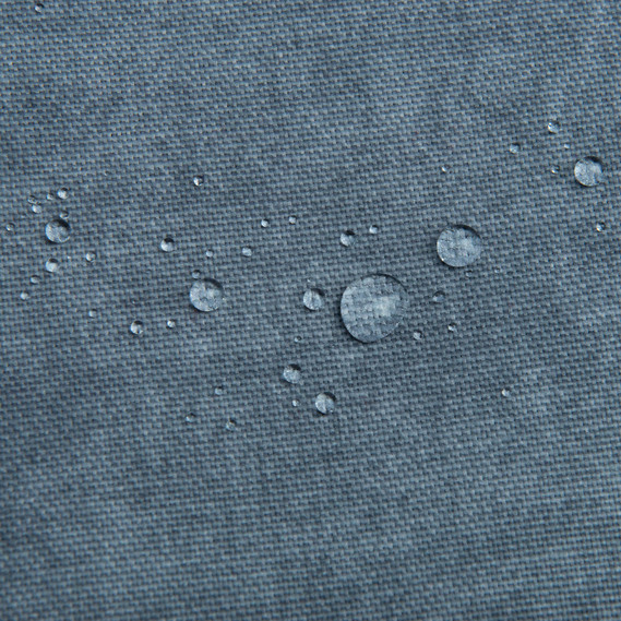 Тканина декоративна скатерна бавовна з водовідштовхувальним просоченням, 180 см, 220 гр/м2, для скатертин, штор, декору джинс чорний, фото 3