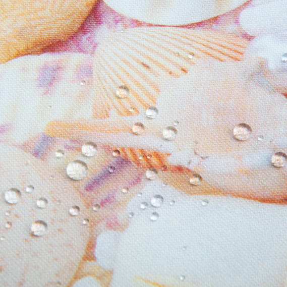 Тканина декоративна скатерна бавовна з водовідштовхувальним просоченням, 180 см, 220 гр/м2, для скатертин, штор, декору мушлі рожеві, фото 4