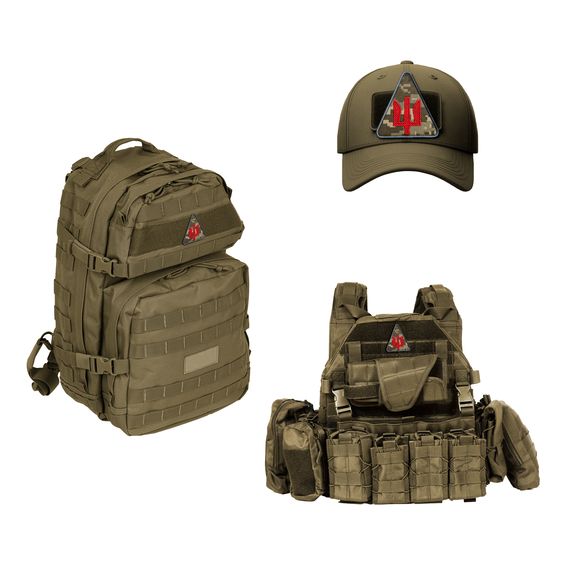 Набір шевронів 2 шт на липучці Ракетно зенітні війська України 9х8 см військовий вишитий патч шеврон нашивка піксель, фото 4