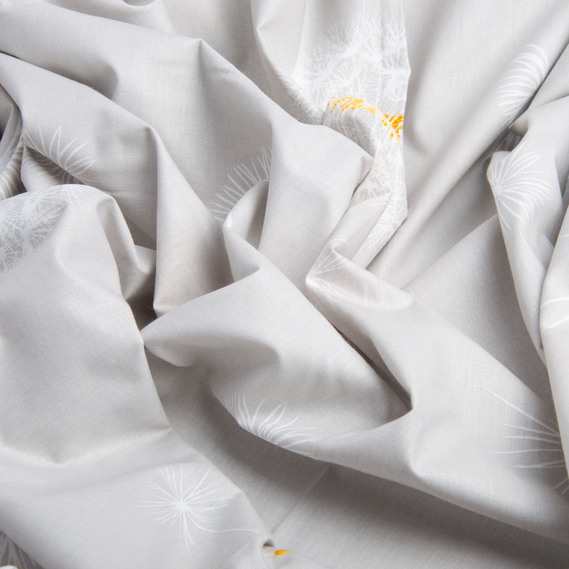 Тканина бязь ранфорс для постільної білизни, бавовна, 130 гр/м2, 240 см 5,27318/11 кульбабка сіро/беж, фото 3 Тканина бязь ранфорс для постільної білизни, бавовна, 130 гр/м2, 240 см 5,27318/11 кульбабка сіро/беж, фото 3