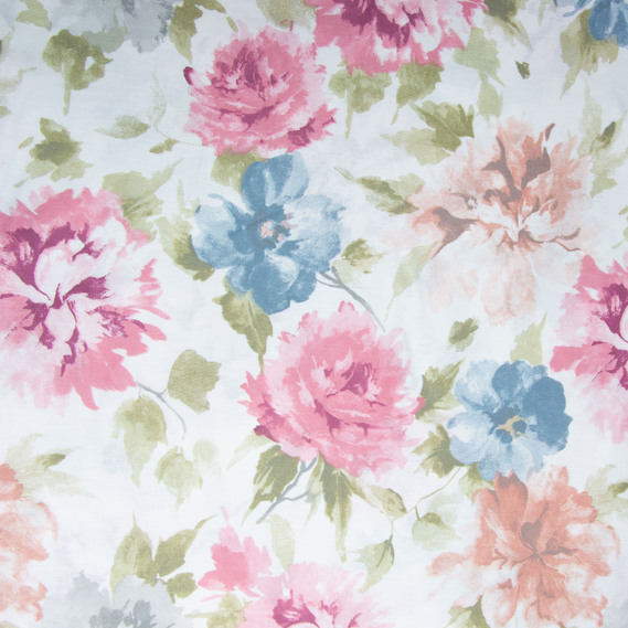 Ткань бязь ранфорс для постельного белья, хлопок, 130 гр/м2, 240 см 24R-04565 півонії, фото 2 Ткань бязь ранфорс для постельного белья, хлопок, 130 гр/м2, 240 см 24R-04565 півонії, фото 2