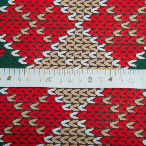 Ranfors coarse calico fabric M05175/1 в`язка беж/червона, фото 6 Ranfors coarse calico fabric M05175/1 в`язка беж/червона, фото 6