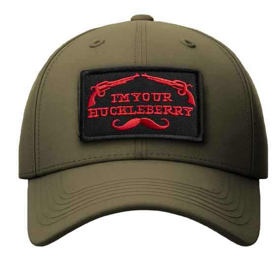 Set of 2 Patches with Velcro I am your Huckleberry 5x8 cm Embroidered Patch Badge, фото 3