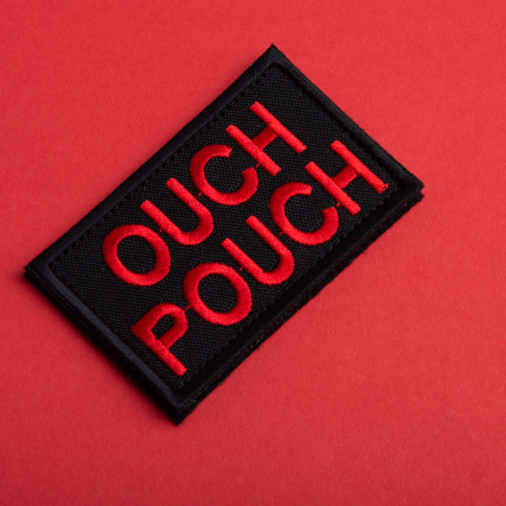 Набор шевронов 2 шт с липучкой Ouch Pouch 5x8 см вышитый патч шеврон нашивка, фото 6 Набор шевронов 2 шт с липучкой Ouch Pouch 5x8 см вышитый патч шеврон нашивка, фото 6