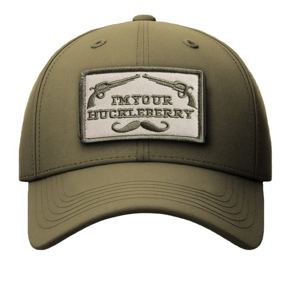 Набір шевронів 2 шт з липучкою I am your Huckleberry 5x8 см хакі вишитий патч шеврон нашивка, фото 3