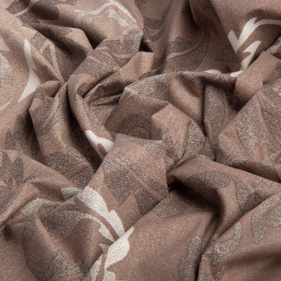 Тканина бязь ранфорс для постільної білизни, бавовна, 130 гр/м2, 240 см L-5520/2 бароко беж, фото 3