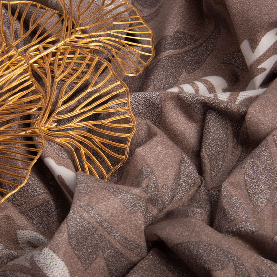 Тканина бязь ранфорс для постільної білизни, бавовна, 130 гр/м2, 240 см L-5520/2 бароко беж, фото 4