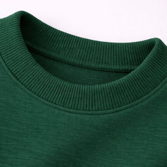 Ткань Кашкорсе IDEIA трикотажное полотно, 130 см, 300 г/м2, хлопок, для манжет, горловин, низа свитшотов т.зелене, фото 5