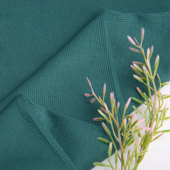 Тканина трикотажне полотно Кашкорсе, 130 см, 300 гр/м2, бавовна мор хвиля, фото 3