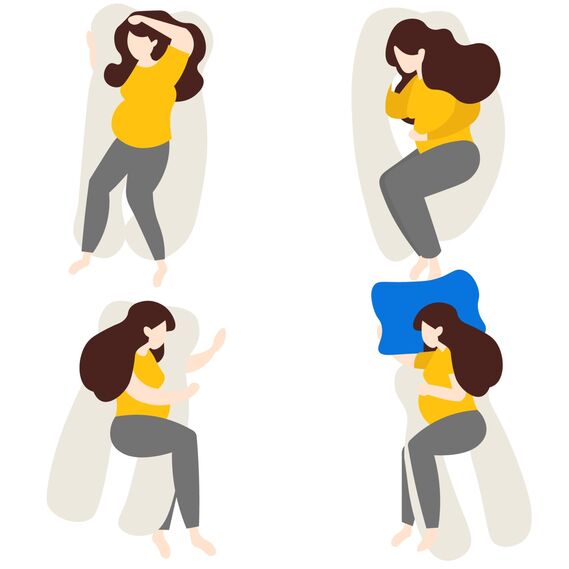 Набір подушок 2 шт для сну та відпочинку стьобана IDEIA 140х75х20 см, U-shape, з наволочкою на блискавці, антиалергенна, для вагітних, для тіла, для чоловіків джинс та сіро-біла, фото 11