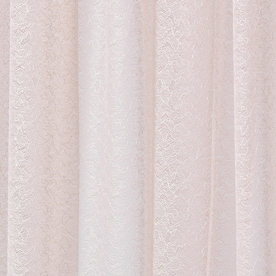 Ткань тюль жаккард Розы полоса, 292 см, 75 гр/м2 V-P4238 пудра, фото 2 Ткань тюль жаккард Розы полоса, 292 см, 75 гр/м2 V-P4238 пудра, фото 2