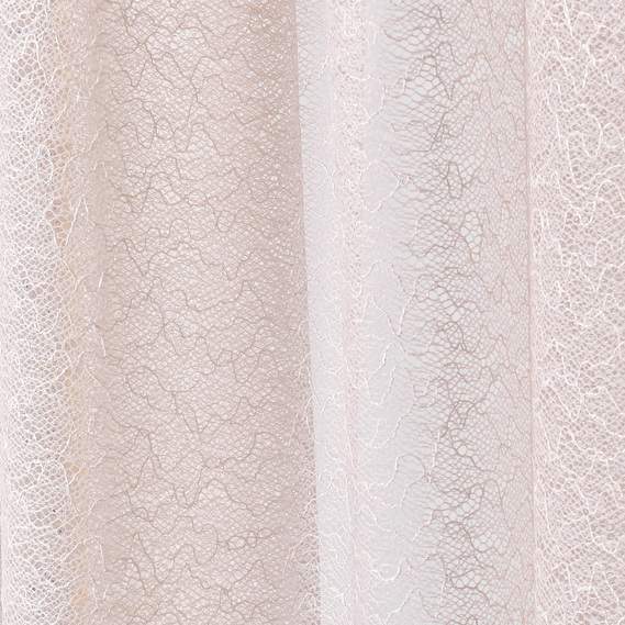 Ткань тюль жаккард Розы полоса, 292 см, 75 гр/м2 V-P4238 пудра, фото 3 Ткань тюль жаккард Розы полоса, 292 см, 75 гр/м2 V-P4238 пудра, фото 3