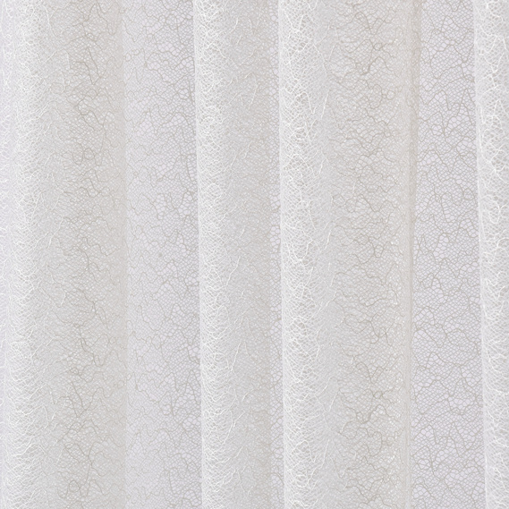 Ткань тюль жаккард Розы полоса, 292 см, 75 гр/м2 V-J0090 екрю, фото 4 Ткань тюль жаккард Розы полоса, 292 см, 75 гр/м2 V-J0090 екрю, фото 4