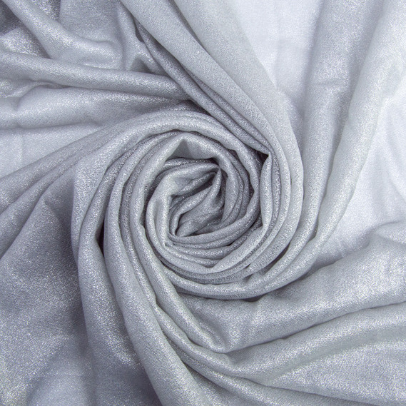 Fabric jersey Extravaganza metallic crepe сірий, фото 1 Fabric jersey Extravaganza metallic crepe сірий, фото 1