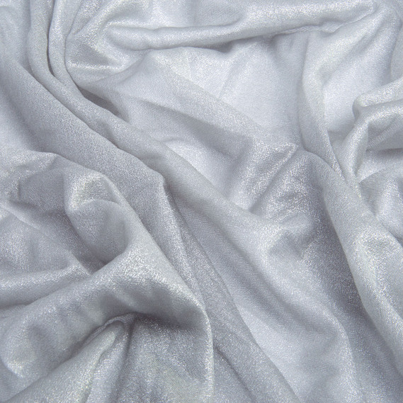 Fabric jersey Extravaganza metallic crepe сірий, фото 2 Fabric jersey Extravaganza metallic crepe сірий, фото 2