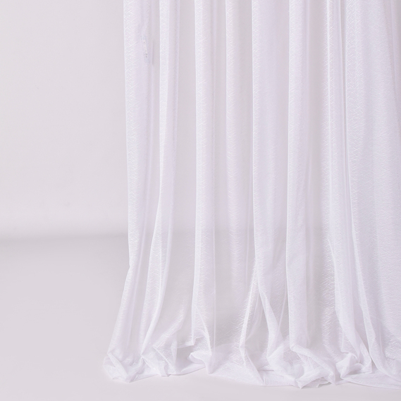 Ткань тюль жаккард Ирма, 285 см, 65 гр/м2 0001-біла, фото 1 Ткань тюль жаккард Ирма, 285 см, 65 гр/м2 0001-біла, фото 1