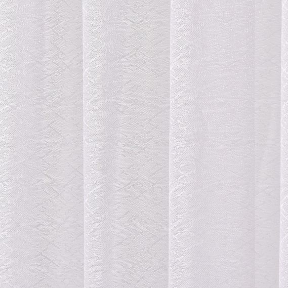 Ткань тюль жаккард Ирма, 285 см, 65 гр/м2 0001-біла, фото 2 Ткань тюль жаккард Ирма, 285 см, 65 гр/м2 0001-біла, фото 2