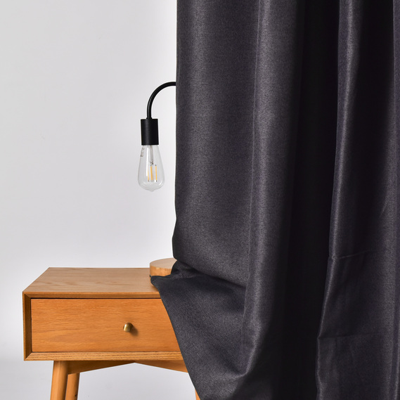 Curtain fabric Blackout melange, drapery fabric, fabric for curtains, curtains, drapes, valances, sheer fabric V-304 графіт, фото 4 Curtain fabric Blackout melange, drapery fabric, fabric for curtains, curtains, drapes, valances, sheer fabric V-304 графіт, фото 4