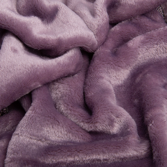 Тканина махрове полотно Велсофт, 175 см, 400 гр/м2, м`яка тканина для пледів, халатів, піжам, покривал темний бузок, фото 2 Тканина махрове полотно Велсофт, 175 см, 400 гр/м2, м`яка тканина для пледів, халатів, піжам, покривал темний бузок, фото 2