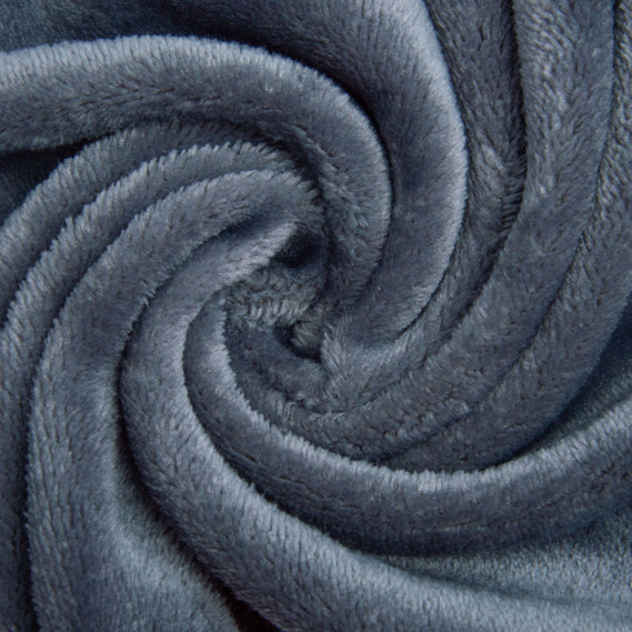 Тканина махрове полотно Велсофт, 175 см, 400 гр/м2, м`яка тканина для пледів, халатів, піжам, покривал сіре, фото 1 Тканина махрове полотно Велсофт, 175 см, 400 гр/м2, м`яка тканина для пледів, халатів, піжам, покривал сіре, фото 1