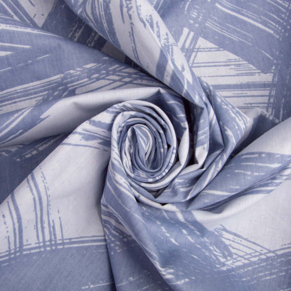 Ranfors coarse calico fabric M02283/11 Елегія денім, фото 1