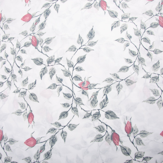 Ranfors coarse calico fabric 10.27889/24 Шипшина рожева, фото 3