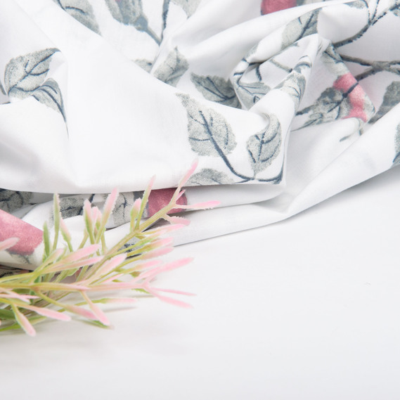 Ranfors coarse calico fabric 10.27889/24 Шипшина рожева, фото 4 Ranfors coarse calico fabric 10.27889/24 Шипшина рожева, фото 4