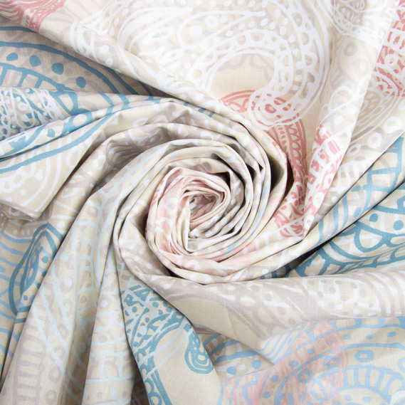 Тканина бязь ранфорс для постільної білизни, бавовна, 130 гр/м2, 240 см 8.26905/1 Каліпсо, фото 1