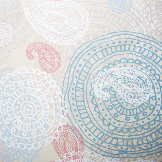 Тканина бязь ранфорс для постільної білизни, бавовна, 130 гр/м2, 240 см 8.26905/1 Каліпсо, фото 3