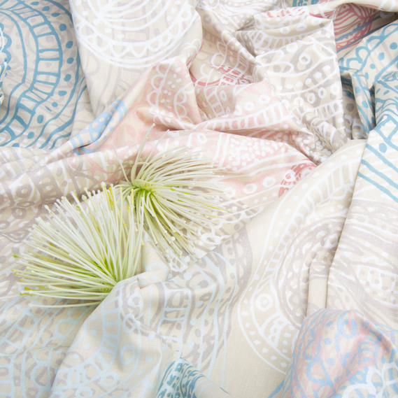 Тканина бязь ранфорс для постільної білизни, бавовна, 130 гр/м2, 240 см 8.26905/1 Каліпсо, фото 4