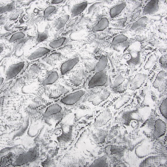 Тканина бязь ранфорс для постільної білизни, бавовна, 130 гр/м2, 240 см M03177/1 Snake сіра, фото 3