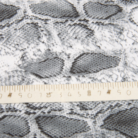 Тканина бязь ранфорс для постільної білизни, бавовна, 130 гр/м2, 240 см M03177/1 Snake сіра, фото 5