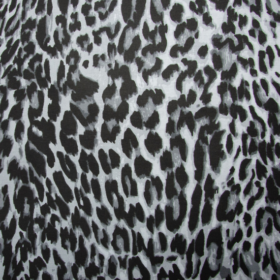 Ranfors coarse calico fabric M05182/9 Лео сіре, фото 3