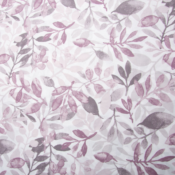 Тканина бязь ранфорс для постільної білизни, бавовна, 130 гр/м2, 240 см 11.27809/20 Гілочка лілова, фото 3