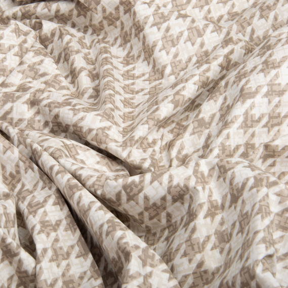 Ranfors coarse calico fabric 4.28656/46 Гусяча лапка коричн., фото 2 Ranfors coarse calico fabric 4.28656/46 Гусяча лапка коричн., фото 2