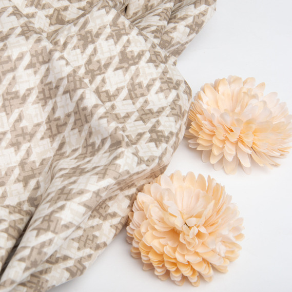 Ranfors coarse calico fabric 4.28656/46 Гусяча лапка коричн., фото 4 Ranfors coarse calico fabric 4.28656/46 Гусяча лапка коричн., фото 4