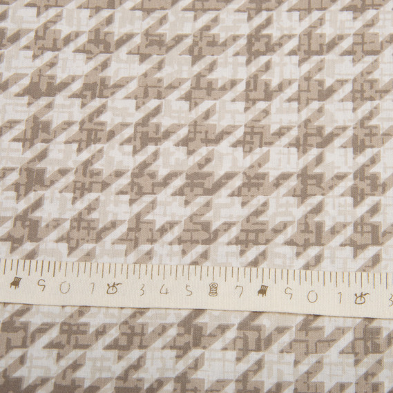 Ranfors coarse calico fabric 4.28656/46 Гусяча лапка коричн., фото 5 Ranfors coarse calico fabric 4.28656/46 Гусяча лапка коричн., фото 5