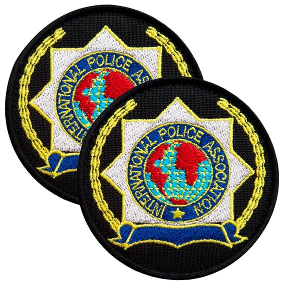 Set of 2 Patches with Velcro Cockade Police Association Police Black 9.5 cm, Embroidered Patch with Velcro, фото 1 Set of 2 Patches with Velcro Cockade Police Association Police Black 9.5 cm, Embroidered Patch with Velcro, фото 1