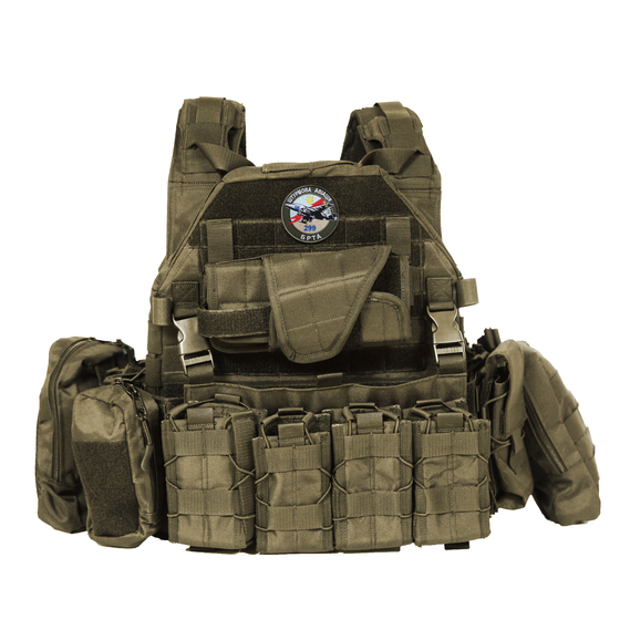 Set of 2 Patches with Velcro Assault Aviation BRTA 299 Khaki 8 cm, Embroidered Patch Insignia Velcro, фото 10