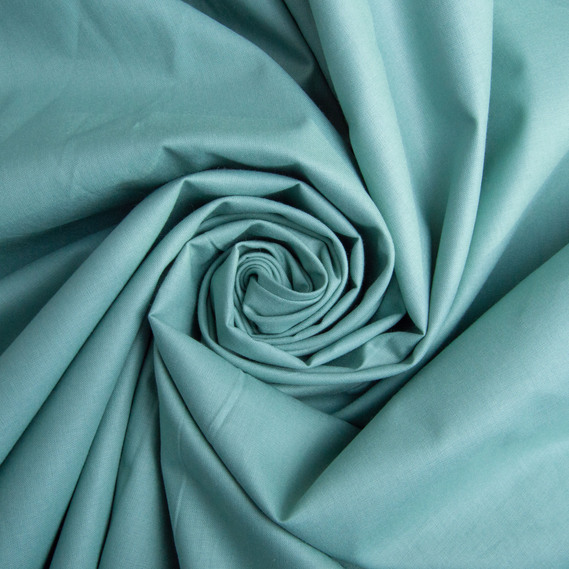 Ткань бязь ранфорс для постельного белья, хлопок 130 гр/м2, 240 см V-112 м`ята, фото 1