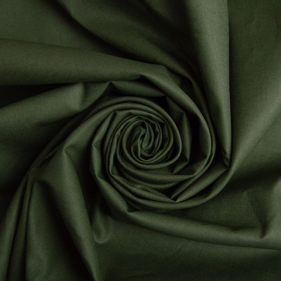 Тканина бязь ранфорс для постільної білизни, бавовна 130 гр/м2, 240 см V-150 т/хакі, фото 1