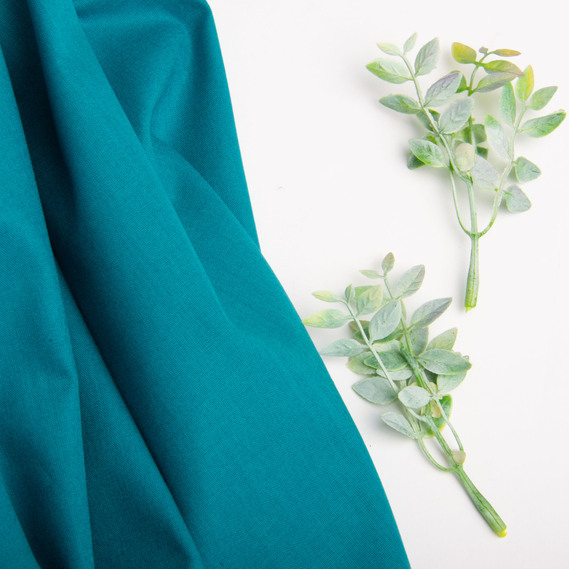 Тканина бязь ранфорс для постільної білизни, бавовна 130 гр/м2, 240 см V-125 мор.бриз, фото 3