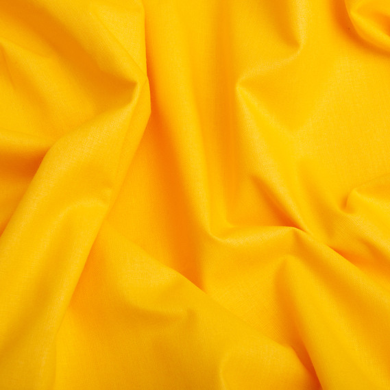 Тканина бязь ранфорс для постільної білизни, бавовна 130 гр/м2, 240 см V-06 насичений жовтий, фото 2