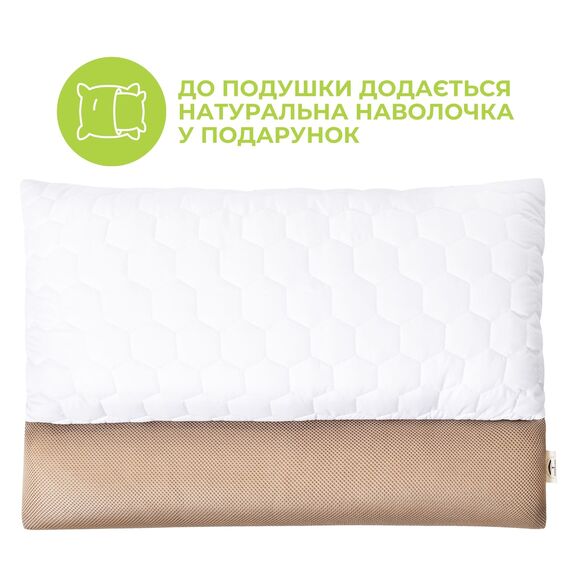 Подушка ортопедична з наволочкою Гречаний Комфорт IDEIA 50х70 см з валиком для підтримки шиї з лушпинням гречки, гречка, гречана лузга, фото 10