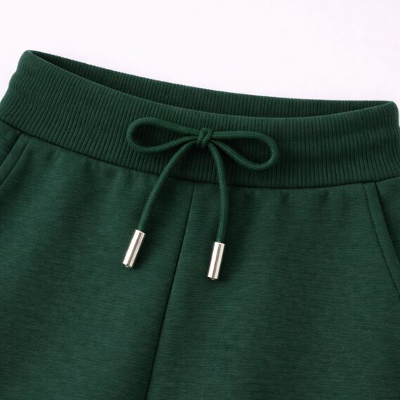 Knitted fabric Kashkorse, 130 cm wide, 300 g/m2, cotton смарагд, фото 4