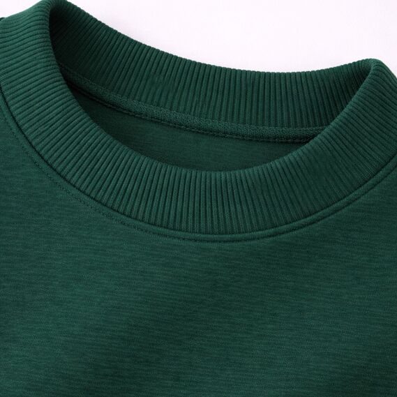 Knitted fabric Kashkorse, 130 cm wide, 300 g/m2, cotton смарагд, фото 5